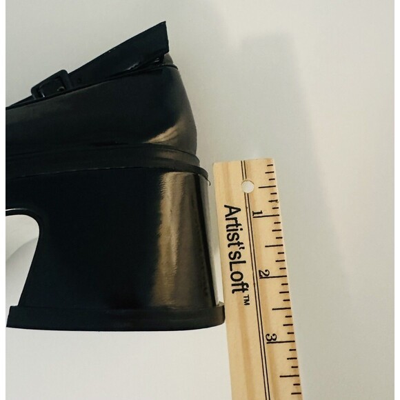 Jeffrey Campbell Lizzy Mary Jane Patent Leather Black Empath Platform SIZE 8 NEW - Picture 13 of 14